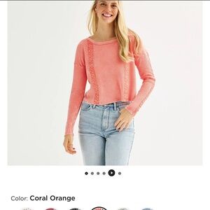 Junior Rewind long sleeve waffle